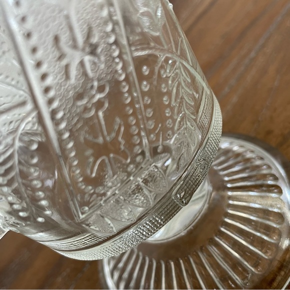 Vintage Glass Good Luck Creamer American Patterned Glass - Picture 2 of 10